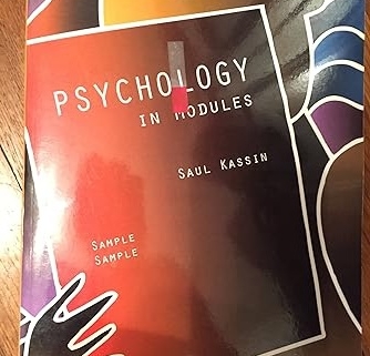 psychology in modules cover